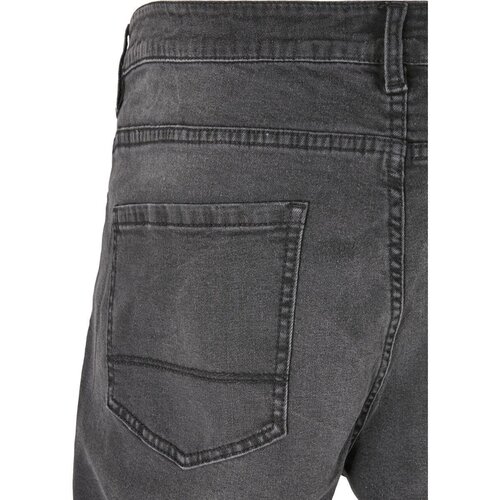 Urban Classics Slim Fit Zip Jeans real black washed 29/32