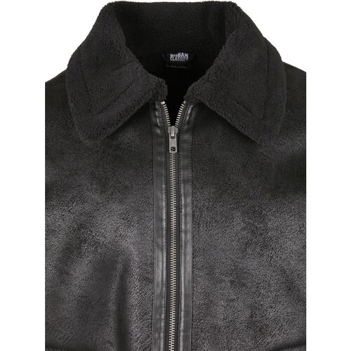 Urban Classics Shearling Jacket black/black M