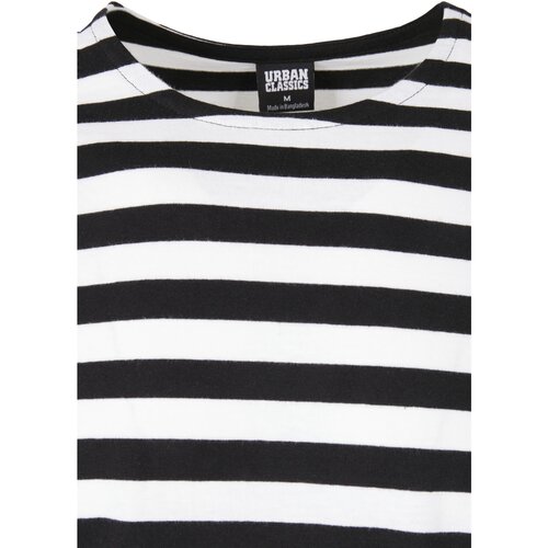 Urban Classics Regular Stripe LS white/black 4XL