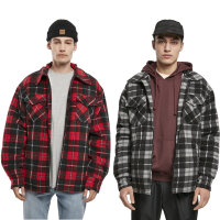 Urban Classics Plaid Teddy Lined Shirt Jacket