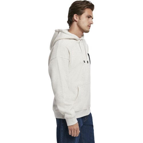 Urban Classics Oversized Frottee Patch Hoody lightgrey S