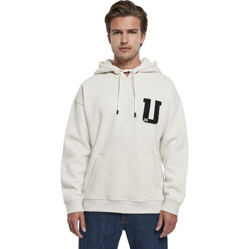 Urban Classics Oversized Frottee Patch Hoody lightgrey S