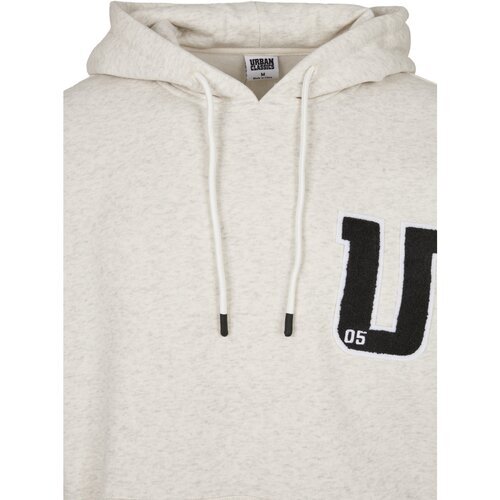 Urban Classics Oversized Frottee Patch Hoody lightgrey S