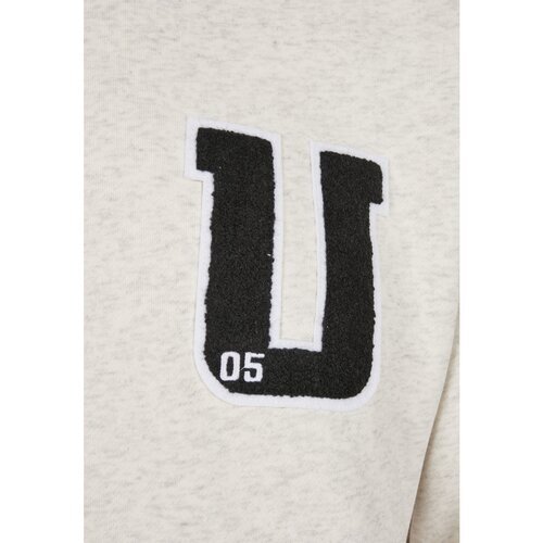 Urban Classics Oversized Frottee Patch Hoody lightgrey S