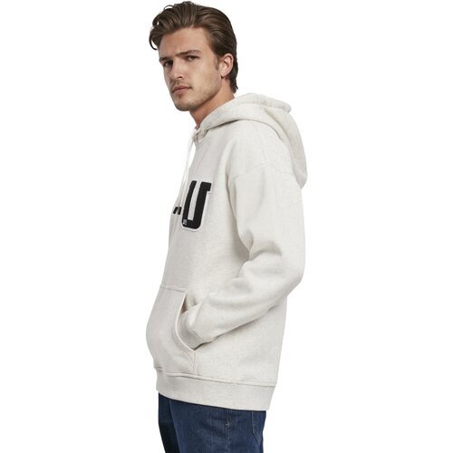 Urban Classics Oversized Frottee Patch Hoody lightgrey S