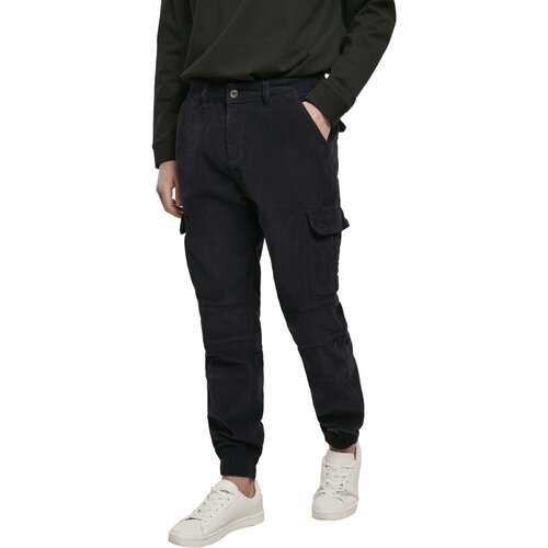 Urban Classics Corduroy Cargo Jogging Pants midnightnavy S