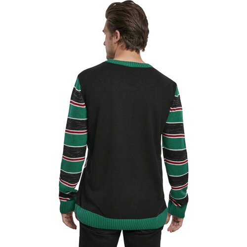 Urban Classics Savior Christmas Sweater black/x-masgreen L