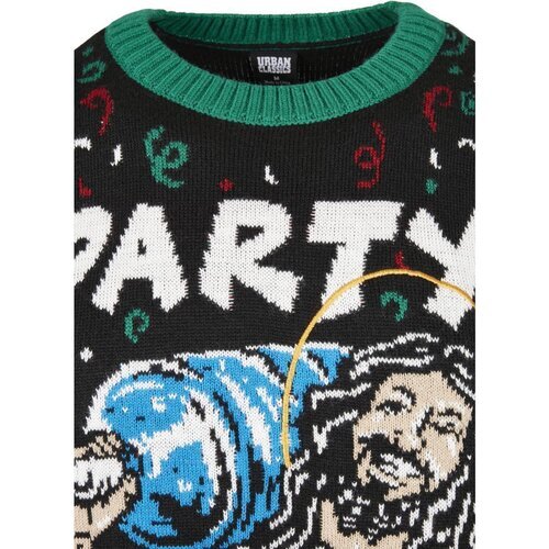 Urban Classics Savior Christmas Sweater black/x-masgreen M