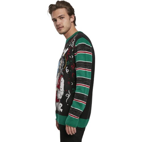 Urban Classics Savior Christmas Sweater black/x-masgreen M