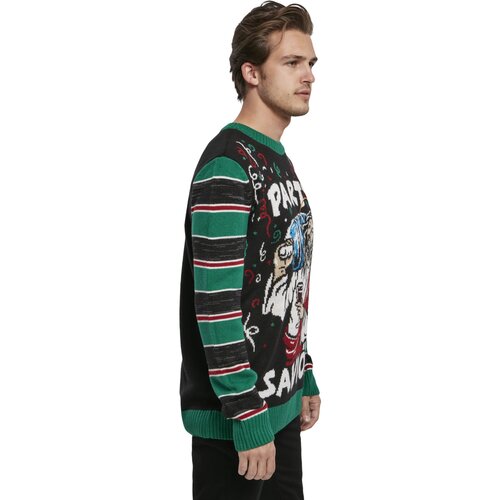 Urban Classics Savior Christmas Sweater black/x-masgreen XXL