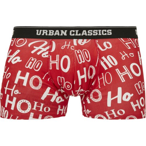 Urban Classics Boxer Shorts 3-Pack hohoho aop+blk/wht+wht 5XL