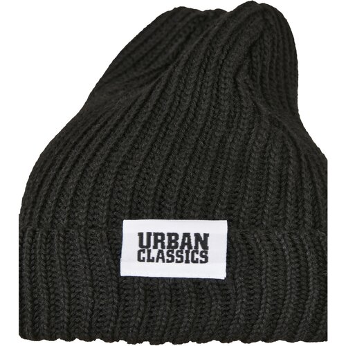 Urban Classics Recycled Yarn Fisherman Beanie black one size