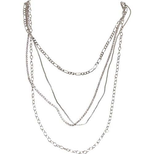 Urban Classics Valeria Layering Necklace silver one size