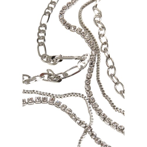 Urban Classics Valeria Layering Necklace silver one size