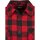 Urban Classics Padded Check Flannel Shirt black/red XL