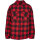 Urban Classics Ladies Flanell Padded Overshirt black/red 3XL
