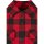 Urban Classics Ladies Flanell Padded Overshirt black/red 3XL
