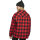 Urban Classics Ladies Flanell Padded Overshirt black/red 3XL