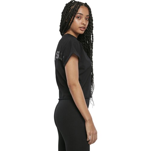 Urban Classics Ladies Short Oversized Cut On Sleeve Tee black L