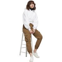 Urban Classics Ladies Organic Gathering Batwing Hoody white XL