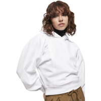 Urban Classics Ladies Organic Gathering Batwing Hoody white XL