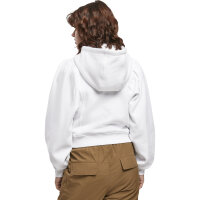 Urban Classics Ladies Organic Gathering Batwing Hoody white XL