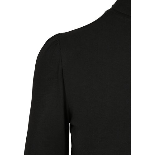 Urban Classics Ladies Puffer Sleeve Turtleneck L/S black M