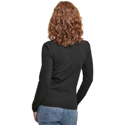 Urban Classics Ladies Puffer Sleeve Turtleneck L/S black XS