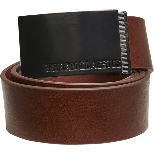 Urban Classics Imitation Leather Business Belt cognacbrown S/M