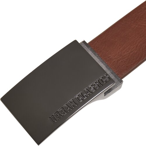 Urban Classics Imitation Leather Business Belt cognacbrown S/M
