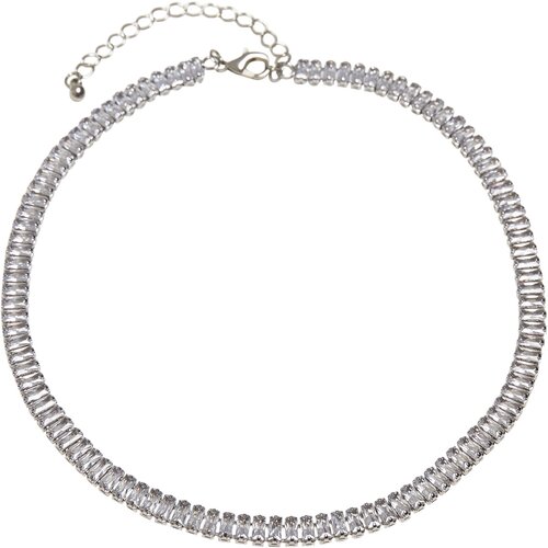 Urban Classics Short Crystal Necklace silver one size