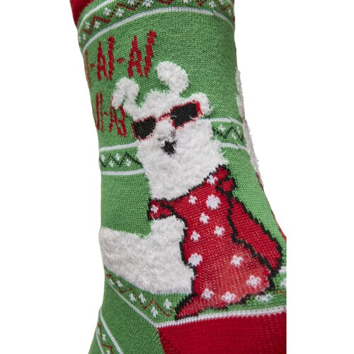Urban Classics Christmas Lama Socks 3-Pack
