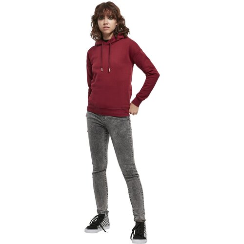 Urban Classics Ladies Organic Hoody burgundy L