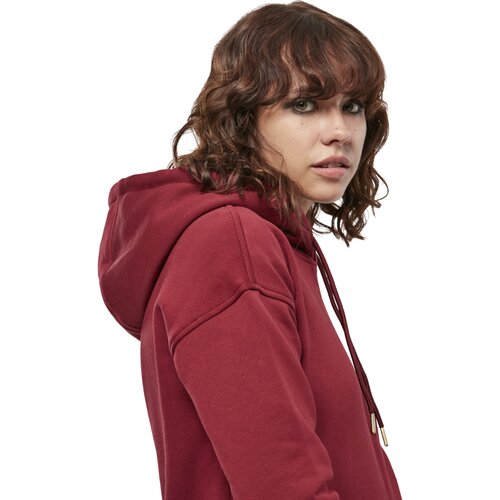 Urban Classics Ladies Organic Hoody burgundy L