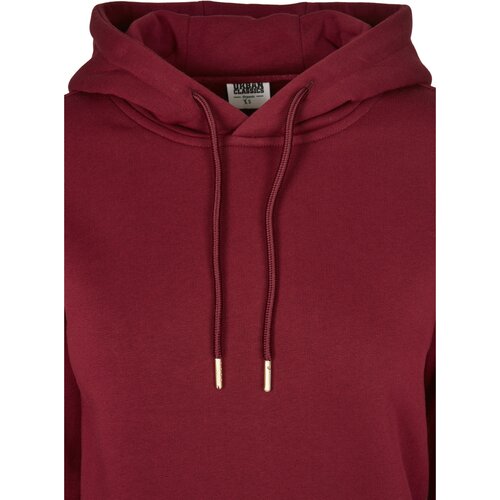 Urban Classics Ladies Organic Hoody burgundy L