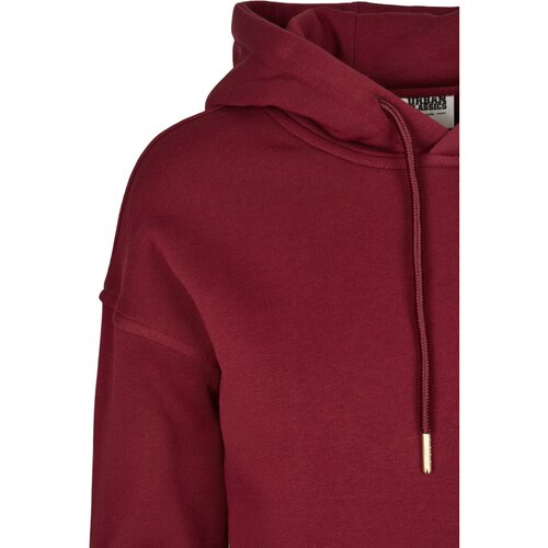 Urban Classics Ladies Organic Hoody burgundy L