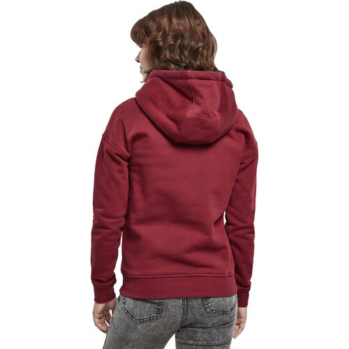 Urban Classics Ladies Organic Hoody burgundy L