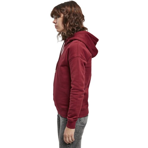 Urban Classics Ladies Organic Hoody burgundy L