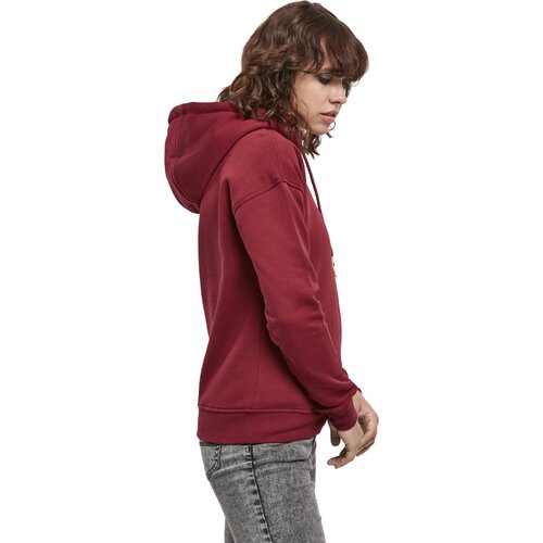 Urban Classics Ladies Organic Hoody burgundy L