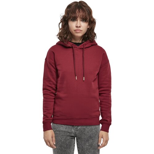 Urban Classics Ladies Organic Hoody burgundy L