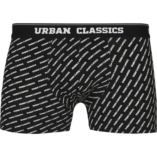 Urban Classics Boxer Shorts 5-Pack bur/dkblu+wht/blk+wht+aop+blk L