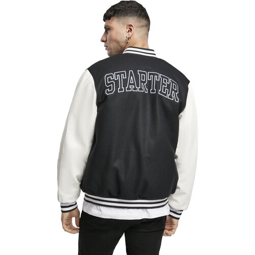 Starter College Jacket black/white XXL