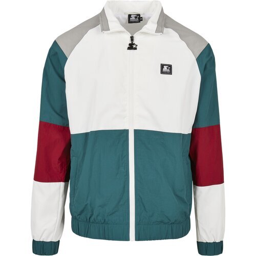 Starter Color Block Retro Jacket retro grn/wht/brick rd/gry S