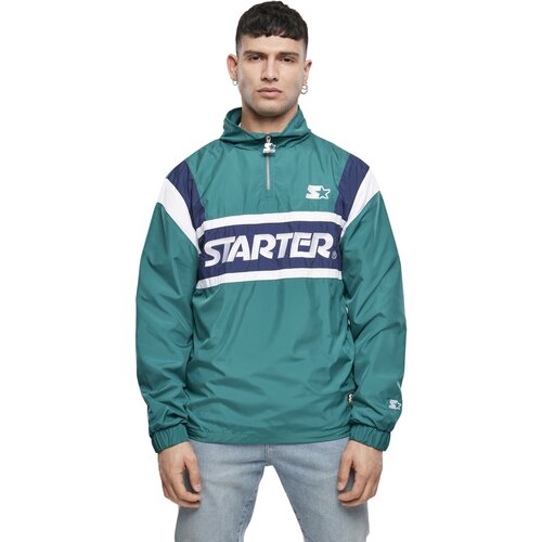 Starter Half Zip Retro Jacket retro green/blue night/white S