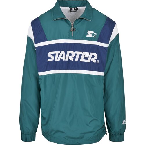 Starter Half Zip Retro Jacket retro green/blue night/white S