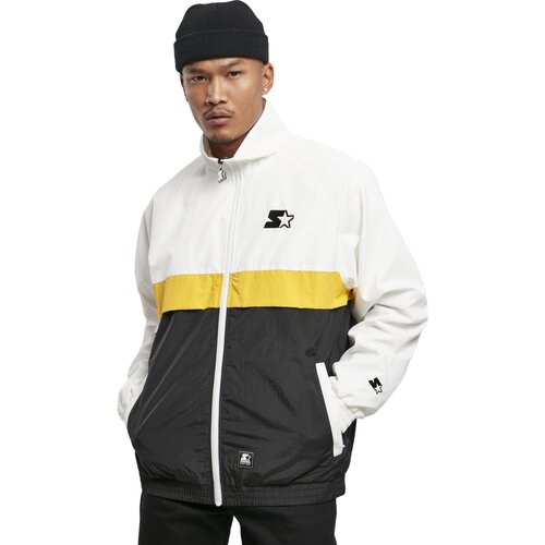 Starter Three Toned Jogging Jacket white/black/golden M