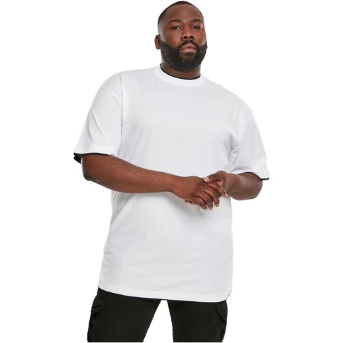 Urban Classics Contrast Tall Tee wht/blk XXL