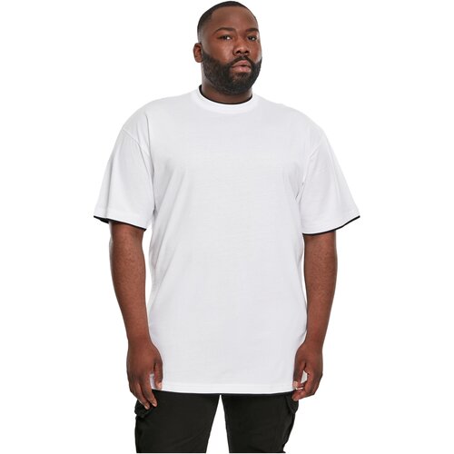 Urban Classics Contrast Tall Tee wht/blk XXL