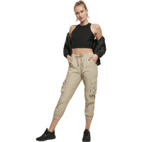 Urban Classics Ladies Cropped Shiny Rib Top