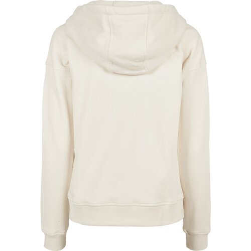 Urban Classics Ladies Organic Terry Zip Hoody whitesand 5XL